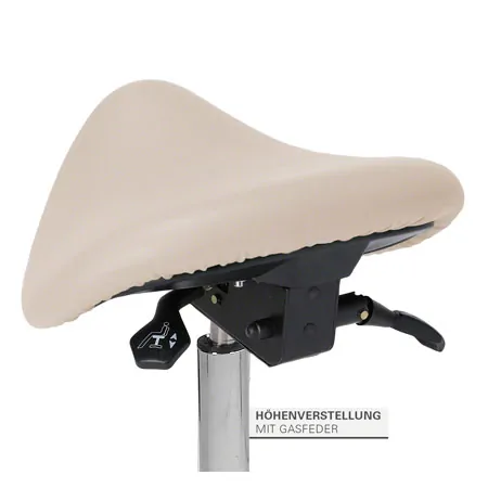 Sattelhocker mit Polster, Exklusiv mit Gleitern