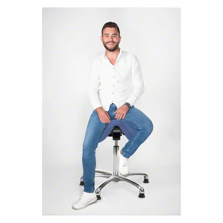 Sattelhocker mit Polster, Exklusiv mit Gleitern