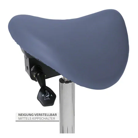 Sattelhocker mit Polster, Exklusiv mit Gleitern