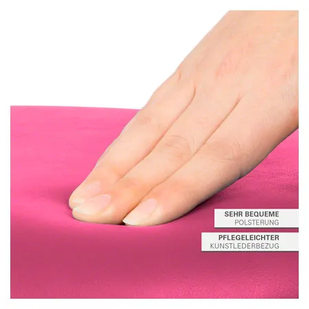 Drehhocker Standard mit Polster und Rollen