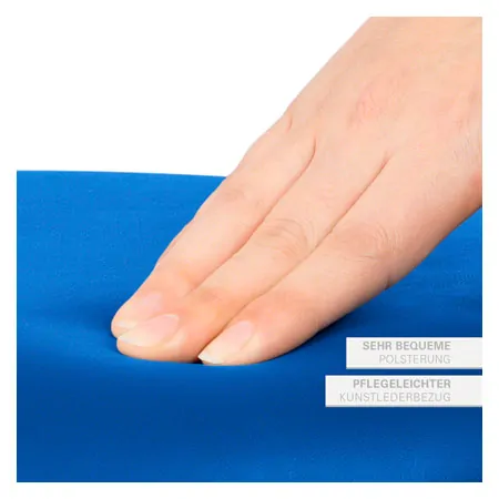 Therapiehocker mit Polster, Standard mit Gleitern
