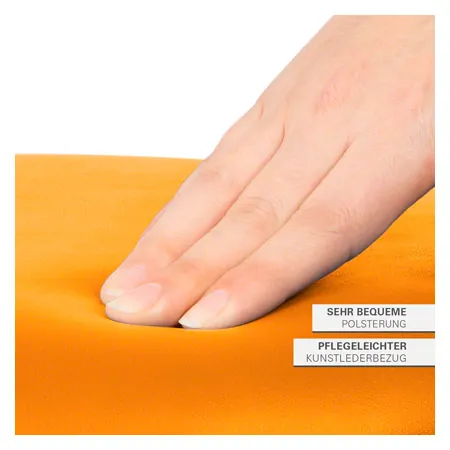 Therapiehocker mit Polster, Standard mit Rollen