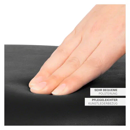 Sattelhocker mit Polster, Standard mit Rollen