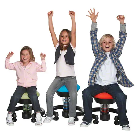 Swoppster 3D-Aktiv-Drehstuhl fr Kinder, 15-50 kg