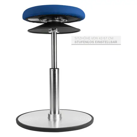 Ergo Pendelhocker Standard,  30 cm, blau
