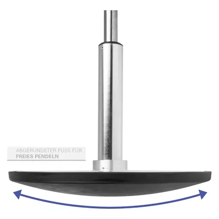 Ergo Pendelhocker Standard,  30 cm, schwarz