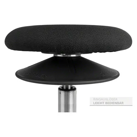 Ergo Pendelhocker Standard,  30 cm, schwarz