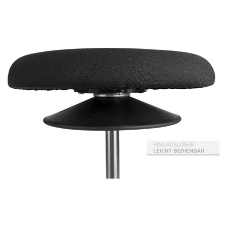 Ergo Pendelhocker Maxi,  37 cm, schwarz