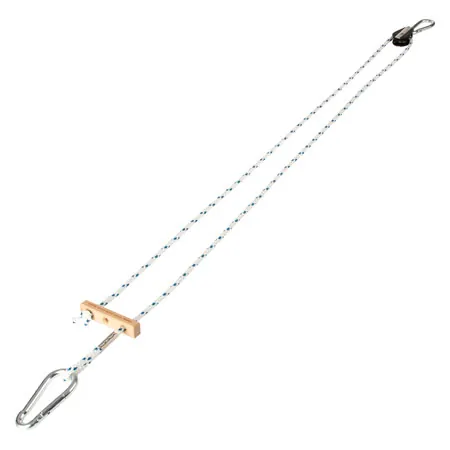 Seilzug mit Karabinerhaken, 115-200 cm
