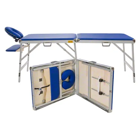 Koffermassagebank Karat inkl. Einsteck-Kopfteil und Armauflage, LxBxH 170/200x60x70-79 cm