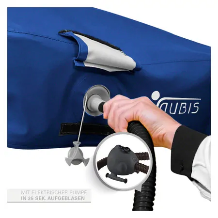 NUBIS Aufblasbare Massagematte Sport, inkl. Pumpe und Rucksack