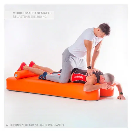 NUBIS Aufblasbare Massagematte Sport, inkl. Pumpe und Rucksack