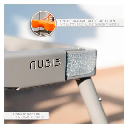 NUBIS Aufblasbare Massageliege Pro 2.0, LxBxH 190 x 75 x 58-80 cm