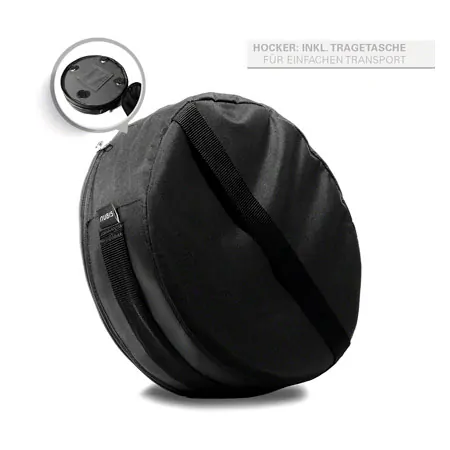 NUBIS Aufblasbare Massageliege Pro 2.0, inkl. Hocker 35 x 60 cm