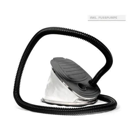 NUBIS aufblasbarer Hocker inkl. Tragetasche, 35 x 60 cm + Fupumpe