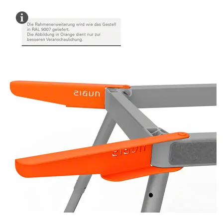  NUBIS XL Frame fr Pro 2.0 & Osteo 2.0     Nur passend fr NUBIS PRO 2.0 und OSTEO 2.0 ab Juli 2024  