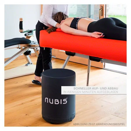 NUBIS Aufblasbarer Hocker inkl. Tragetasche, 35 x 50 cm