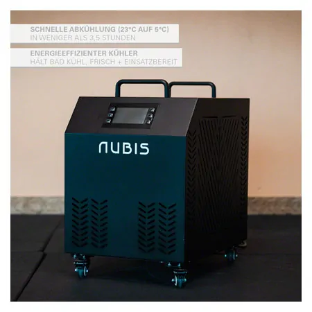 NUBIS aufblasbares Kltebecken IceBath + Khlgert Chiller, inkl. Pumpe und Tasche