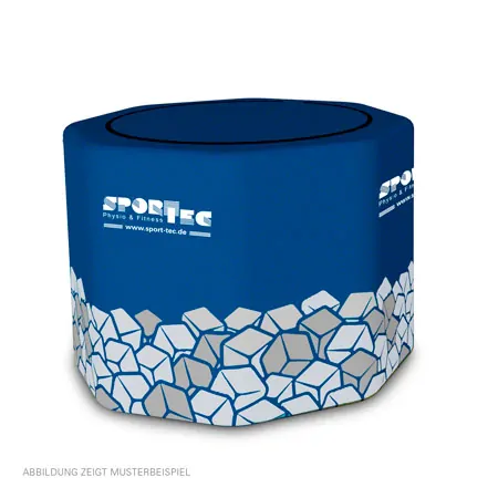Personalisierbares Printlogo und Vollfarbdruck fr NUBIS Kltebecken IceBath