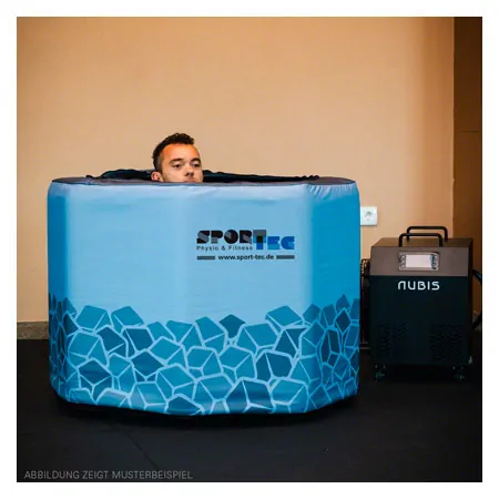 Personalisierbares Printlogo und Vollfarbdruck fr NUBIS Kltebecken IceBath