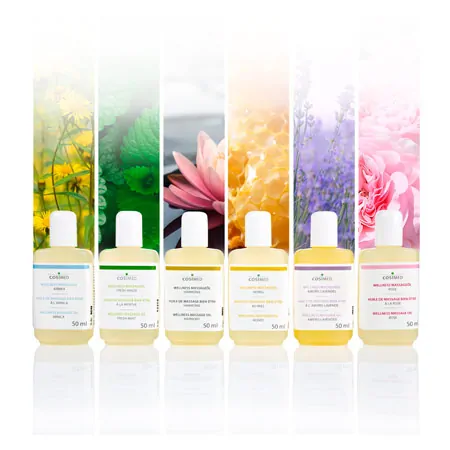 Probierset cosiMed Wellness-Massagele, 6 Flaschen  50 ml