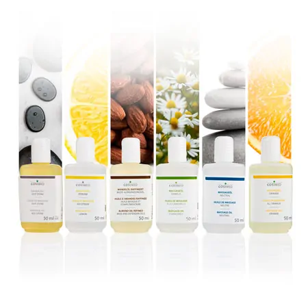 Probierset cosiMed Massagele, 6 Flaschen  50 ml