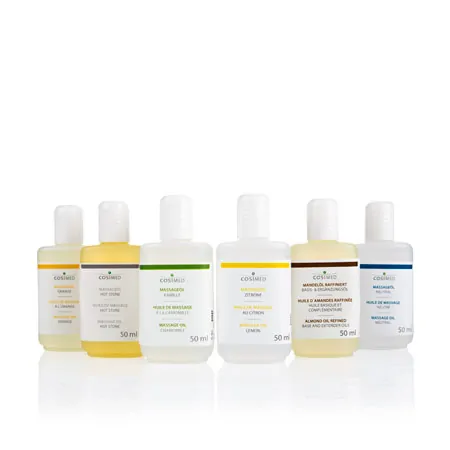 Probierset cosiMed Massagele, 6 Flaschen  50 ml