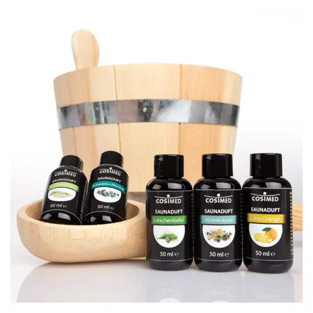 CosiMed Saunaduft-Probierset Unsere Besten, 5 Flaschen  50 ml