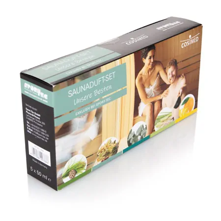 CosiMed Saunaduft-Probierset Unsere Besten, 5 Flaschen  50 ml