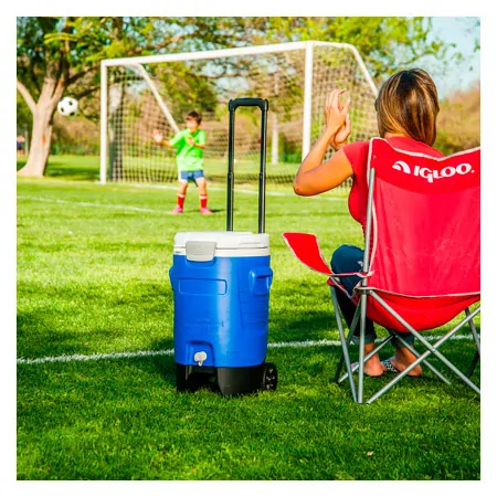 igloo Getrnkebehlter mit Zapfhahn und Rollen, Sport 5 Gallon, 18,9 l