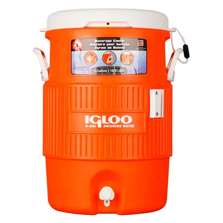 Igloo Getrnkebehlter-Set, 3-tlg., 5 Gallon Seat Top 18,9 l, inkl. Becherhalter und Becher