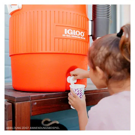 Igloo Getrnkebehlter-Set, 3-tlg., 5 Gallon Seat Top 18,9 l, inkl. Becherhalter und Becher