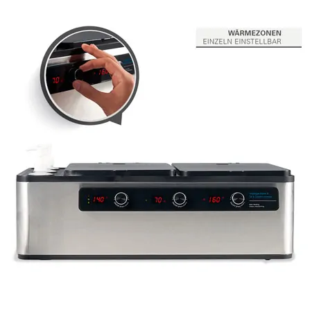 Hot Stone W�rmeger�t 2-in-1 BxHxT 60x20x38 cm, Vol. 2x 4,5 l