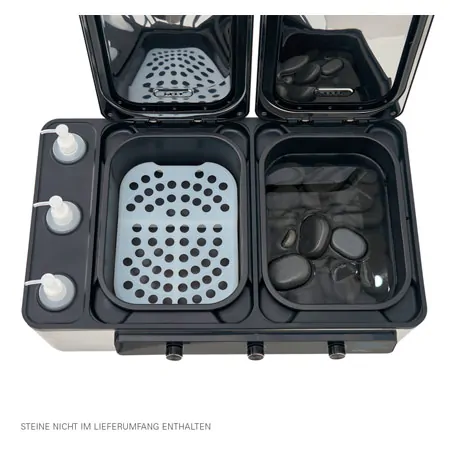 Hot Stone W�rmeger�t 2-in-1 BxHxT 60x20x38 cm, Vol. 2x 4,5 l