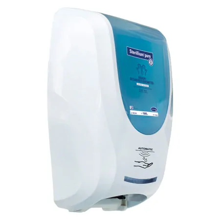 Desinfektionsmittelspender-Set CleanSafe touchless, Kunststoff, Sterillium und Auffangschale