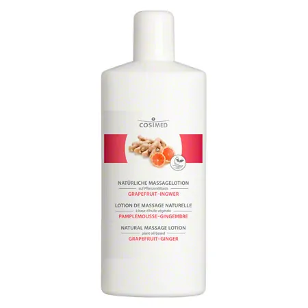 cosiMed Massage-Set 6 x Natrliche Massagelotion Grapefruit-Ingwer 1 l, inkl. Dosierpumpe