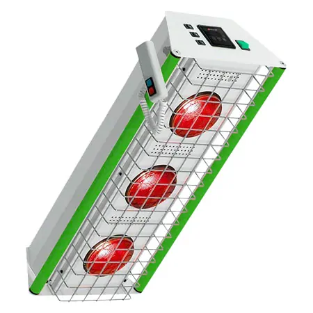 Rotlichtstrahler TGS Therm 3 Wandmodell inkl. Wandarm und Dimmer