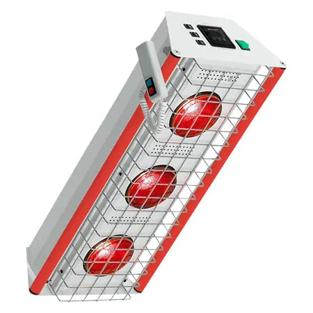 Rotlichtstrahler TGS Therm 3 Wandmodell inkl. Wandarm und Dimmer