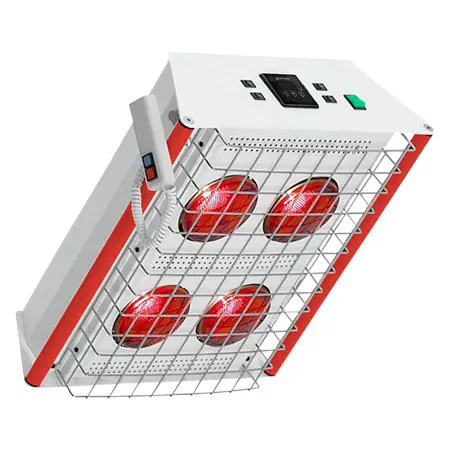 Rotlichtstrahler TGS Therm 4 Wandmodell inkl. Wandarm und Dimmer