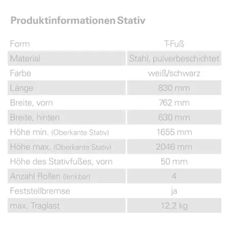 Rotlichtstrahler TGS Therm 6 Stativmodell inkl. Stativ