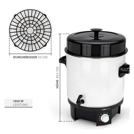 Wasserbad EKA 3338, thermostatisch, 25 Liter