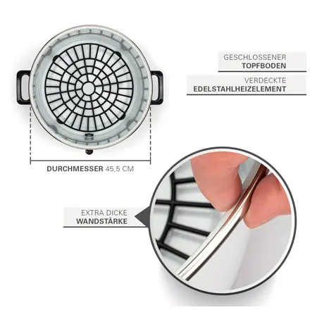 Wasserbad EKA 3338, thermostatisch, 25 Liter