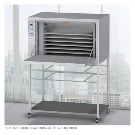 Untergestell mit Rollen f�r Warmhalteschrank