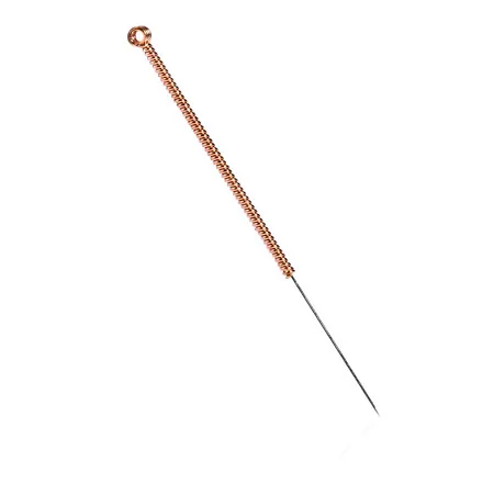 Akupunkturnadeln mit Kupferwendelgriff, 0,20x15 mm, 100 Stck