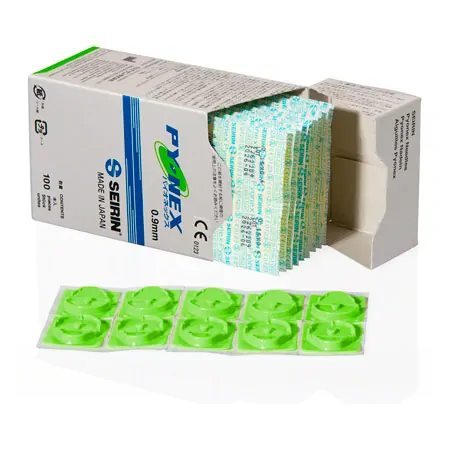 Akupunktur Dauernadeln Seirin New Pyonex, grn, 0,17 x 0,90 mm, 100 Stck