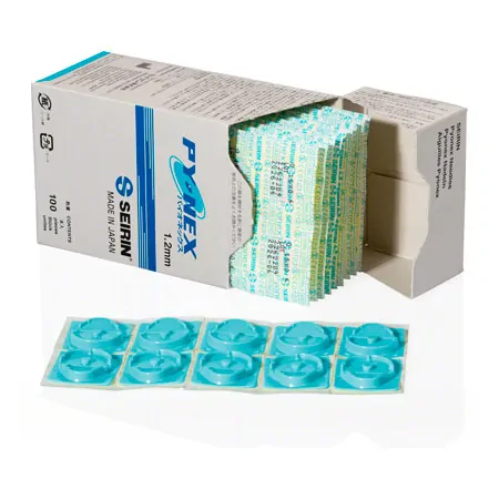 Akupunktur Dauernadeln Seirin New Pyonex, blau, 0,20 x 1,20 mm, 100 Stck