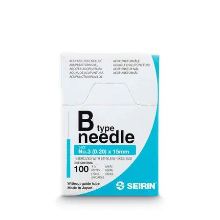 Akupunkturnadeln Seirin Typ B, blau, 0,20 x 15 mm, 100 Stck