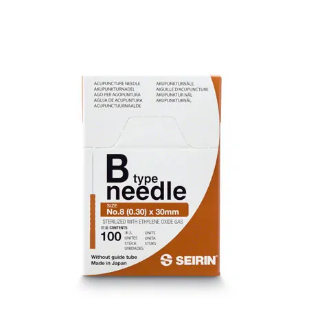 Akupunkturnadeln Seirin Typ B, braun, 0,30 x 30 mm, 100 Stck