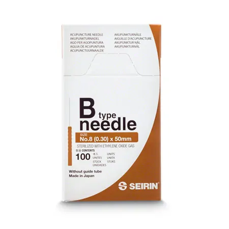 Akupunkturnadeln Seirin Typ B, braun, 0,30 x 50 mm, 100 Stck