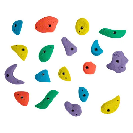 Klettergriff-Set Spider Jugs, 18-tlg.